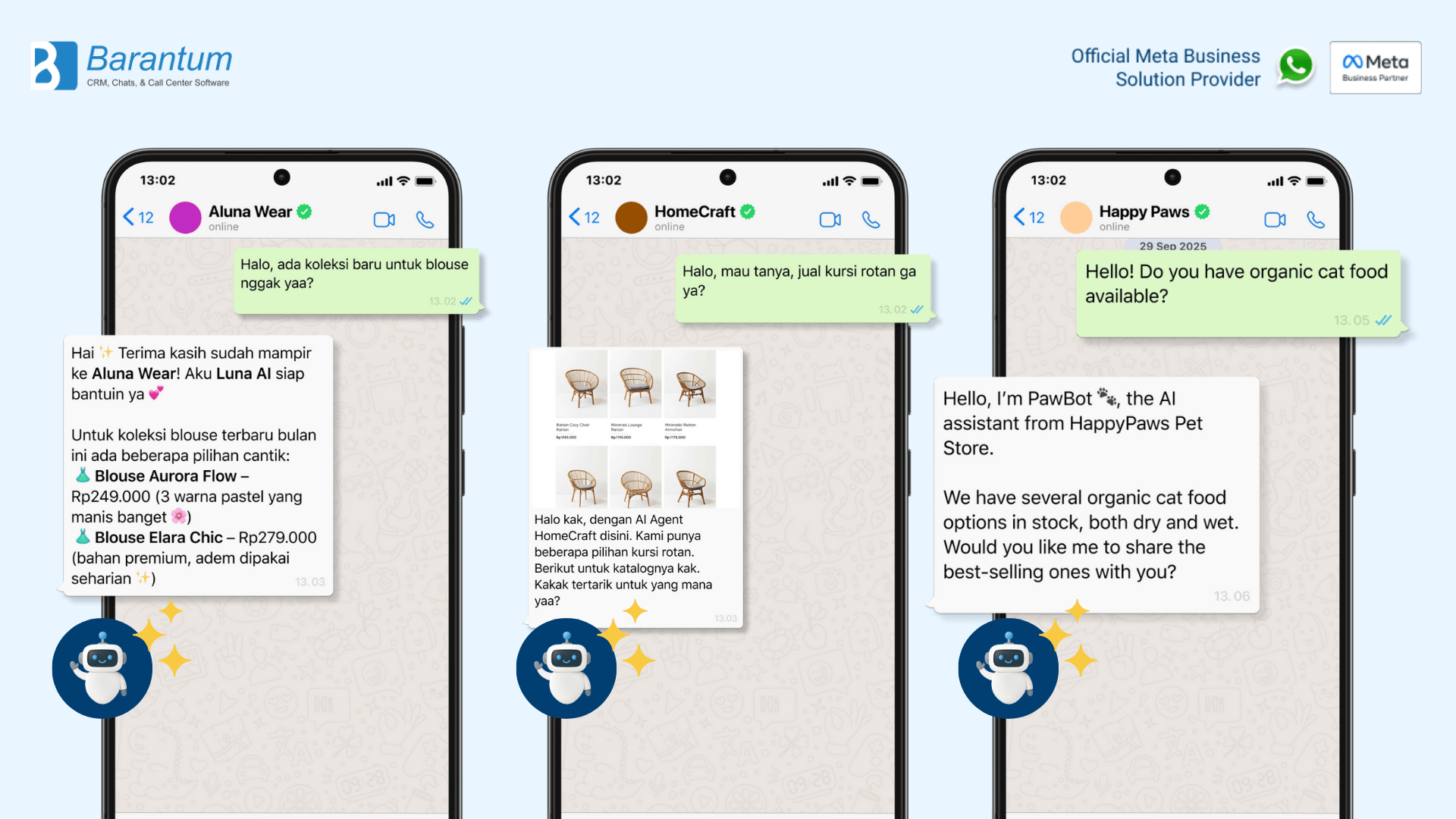 AI Agent Barantum in action